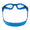 Klar / Blau,Transparente / Azul,Transparent / Bleu,Trasparente / Blu,Clear / Blue
