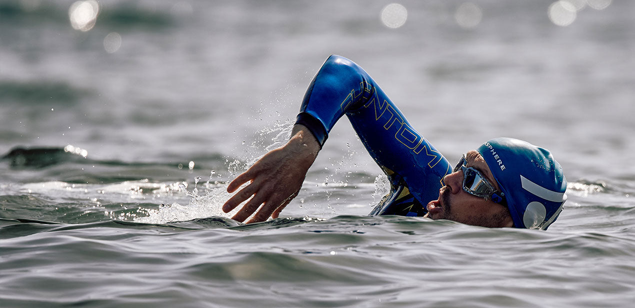 Patrick Lang swimming open water